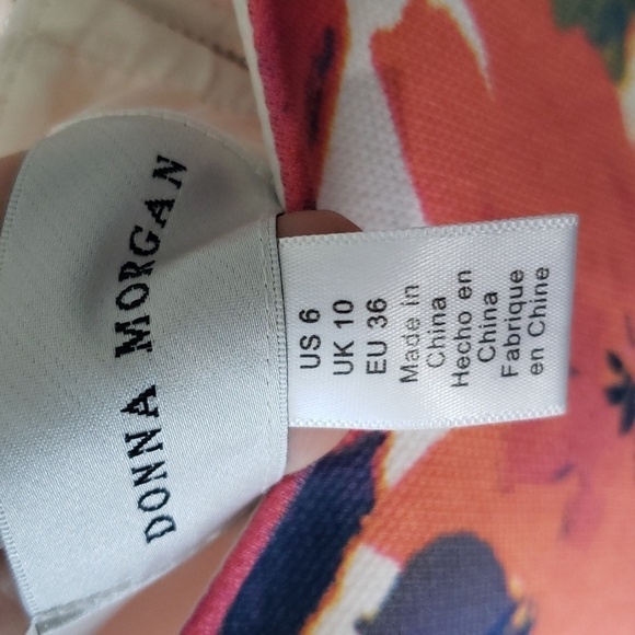 Donna morgan floral aline dress with pockets size 6 - Picture 6 of 13